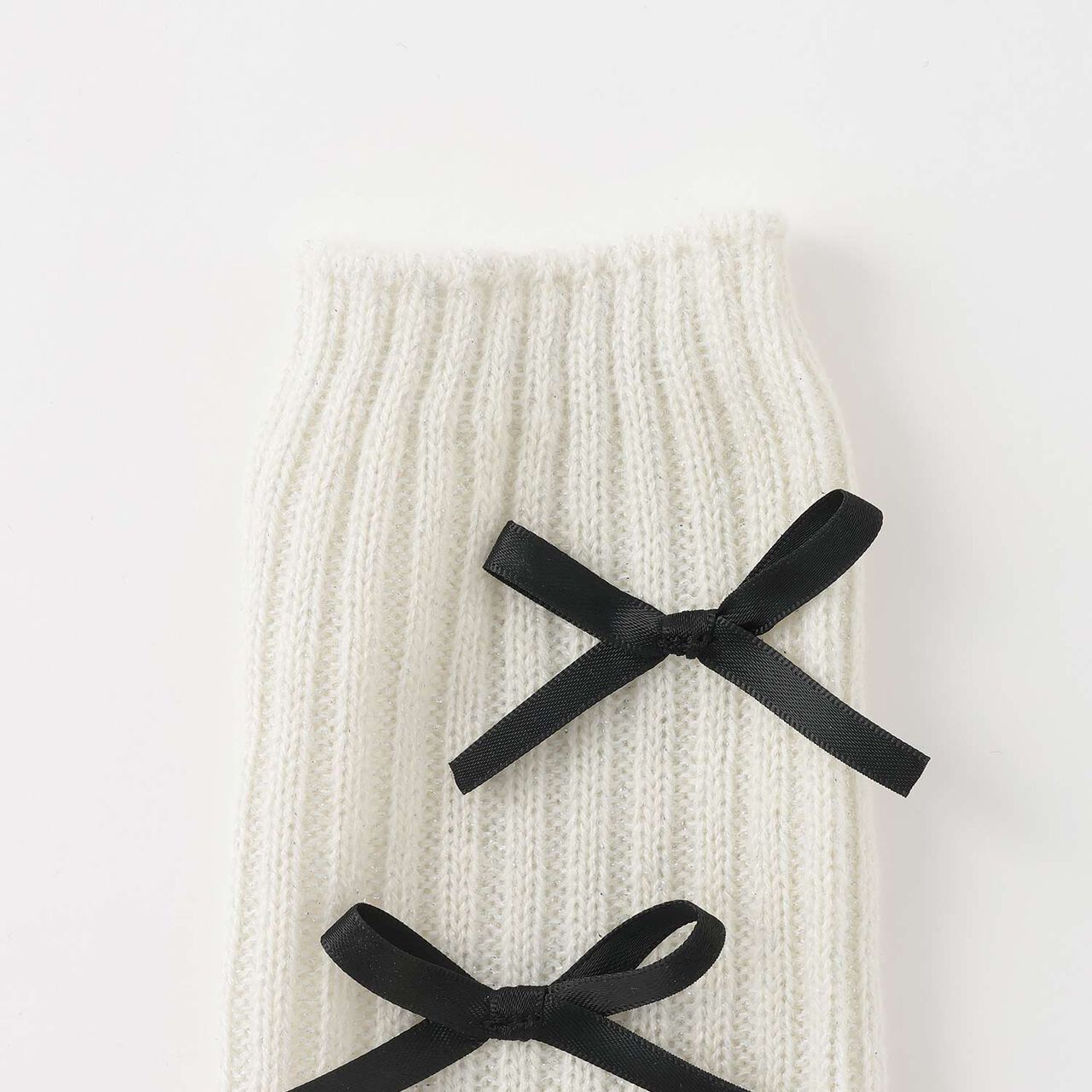 Leg Covers with Ribbon Detail,Pearl white, large image number 5