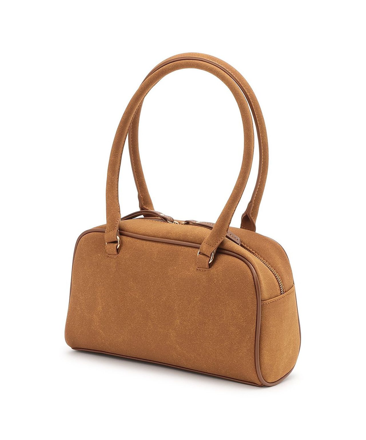 Bi-Color Boston Bag,Camel, large image number 5