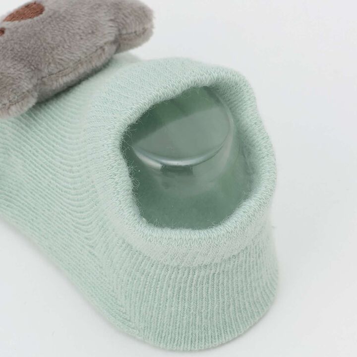 動物造型短筒襪,淡綠色, medium image number 3