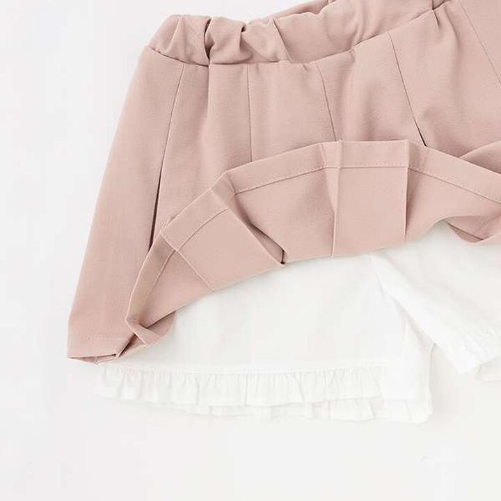 [Lycee Mine Ballet Series] Pleated Skirt (Inner Shorts Included),Charcoal gray, medium image number 9