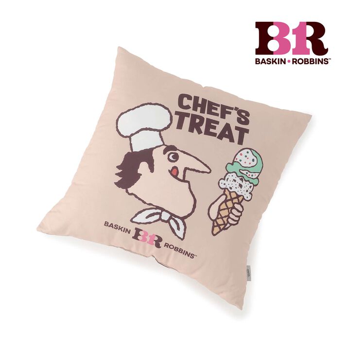 [Baskin-Robbins] Assorted Pattern Cushion,Beige, medium image number 0