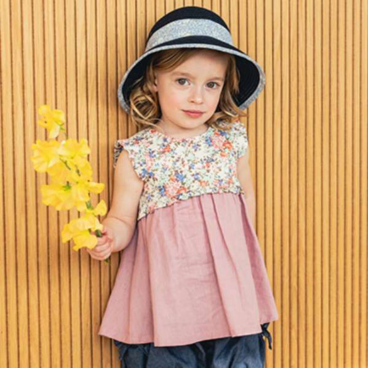 Sustainable Liberty Yoke Tunic,Pink, large image number 0