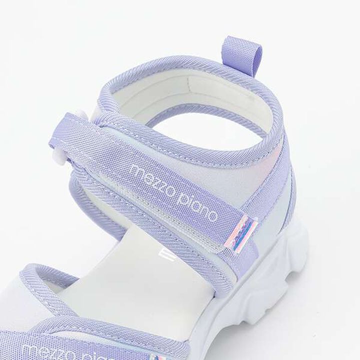 Platform Sports Sandals,White, medium image number 5