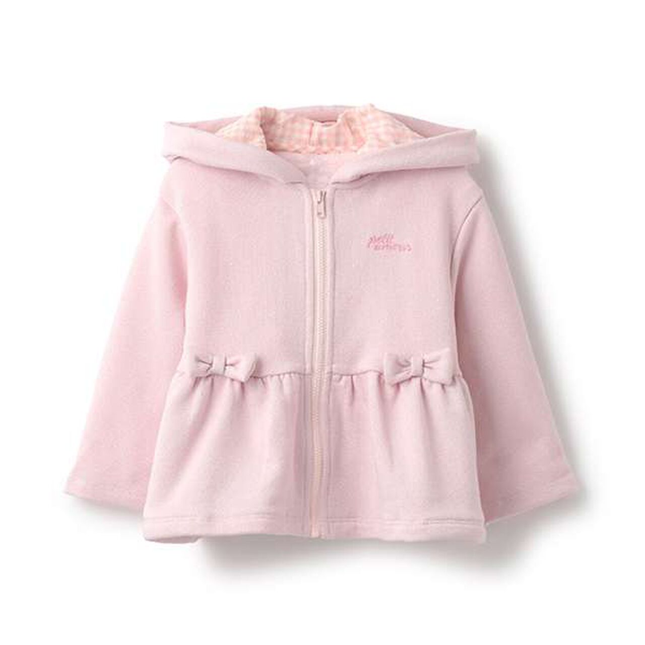 Lame Fleece 3 WAY Bomber Jacket,Light gray, large image number 17