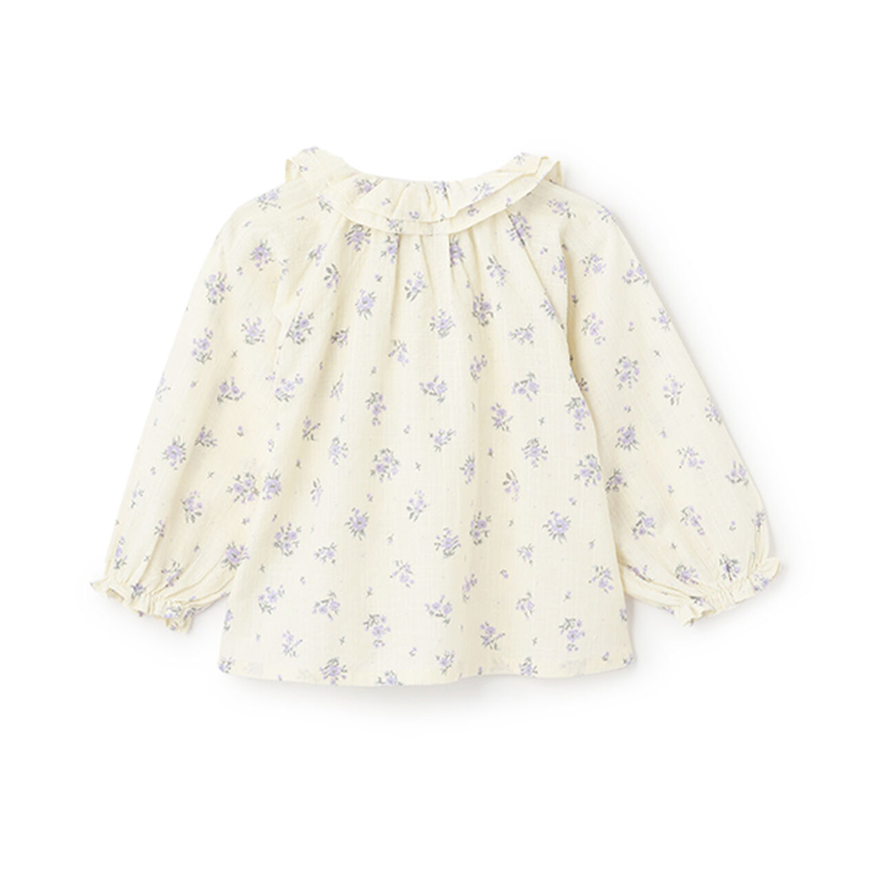 Small Floral Pattern Blouse,Pink, large image number 1