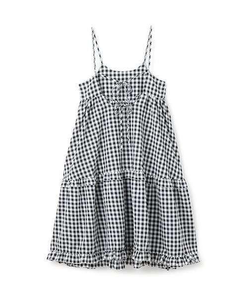 Gingham Check Camisole One-Piece Dress [Korean Fashion] | Narumiya