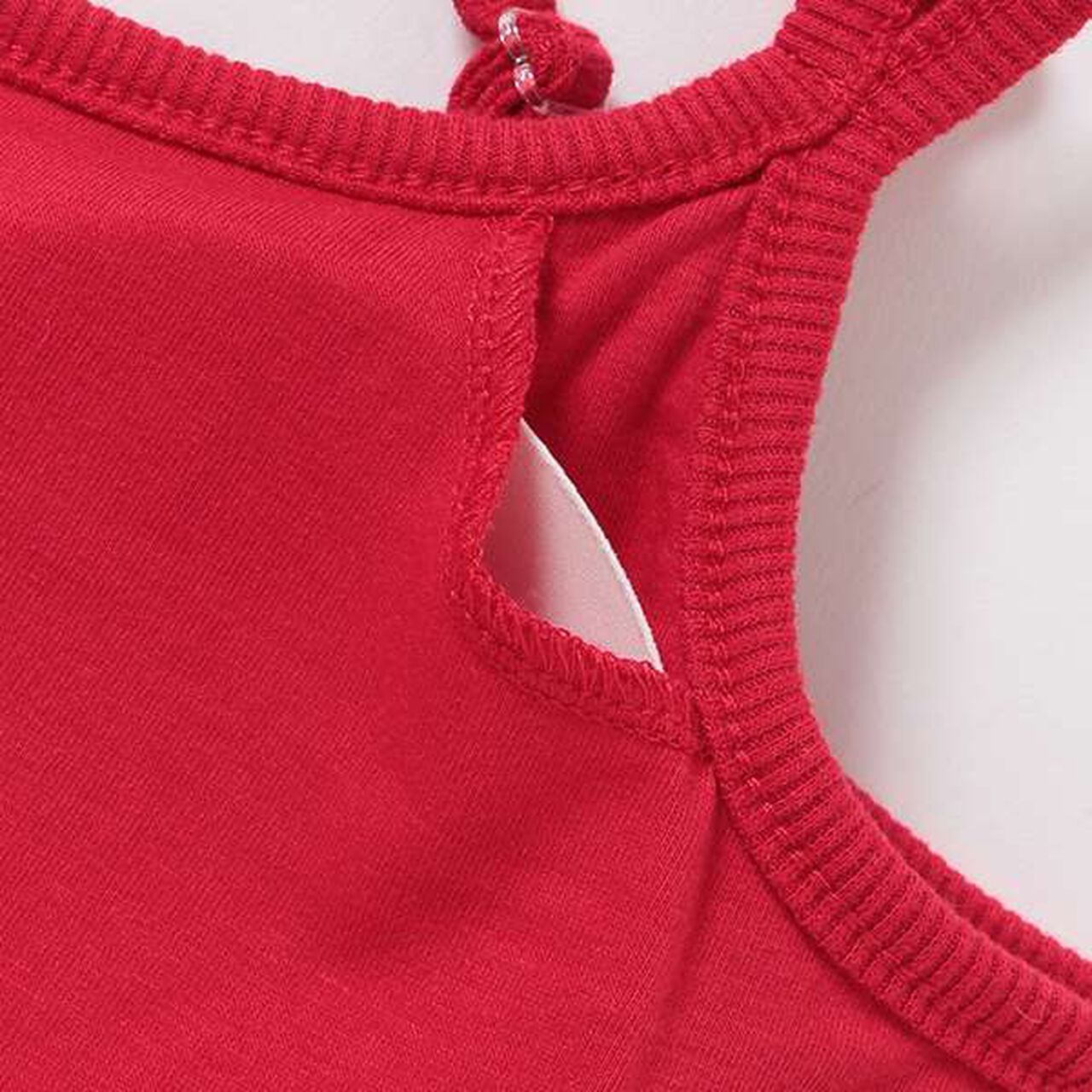 Cup-Style Black Cross Camisole,Red, large image number 10