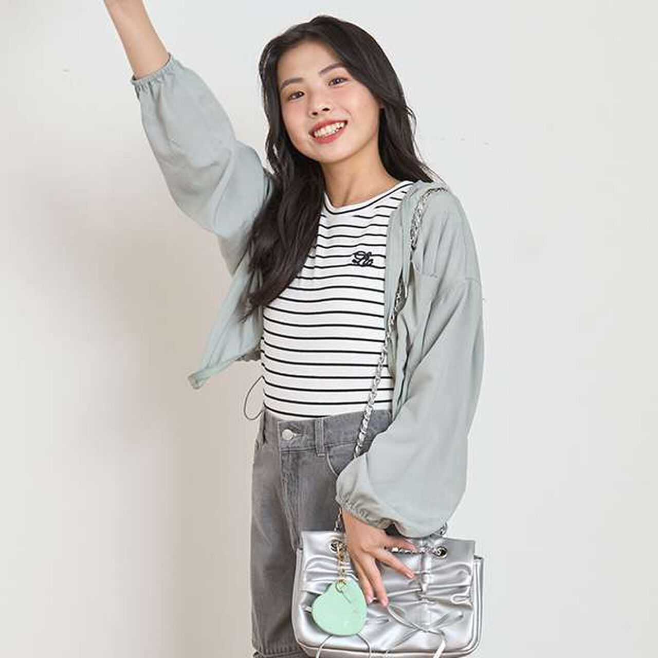 UV Protection Sheer Jacket,Ivory, large image number 16