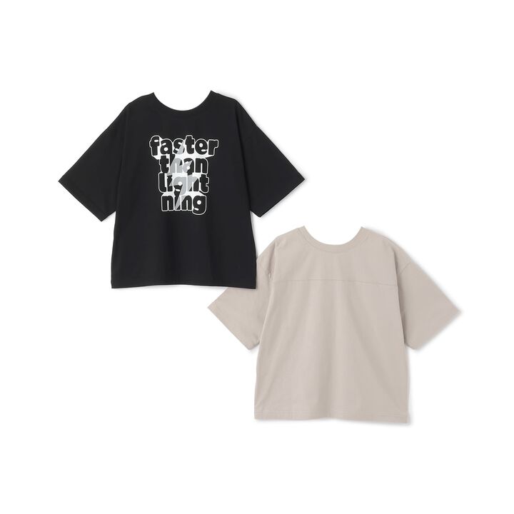 [100% Cotton] Everyday Favorite! Short Sleeve T-Shirts (2-Piece Set) [Kids, Boys & Girls],Milky white, medium image number 3