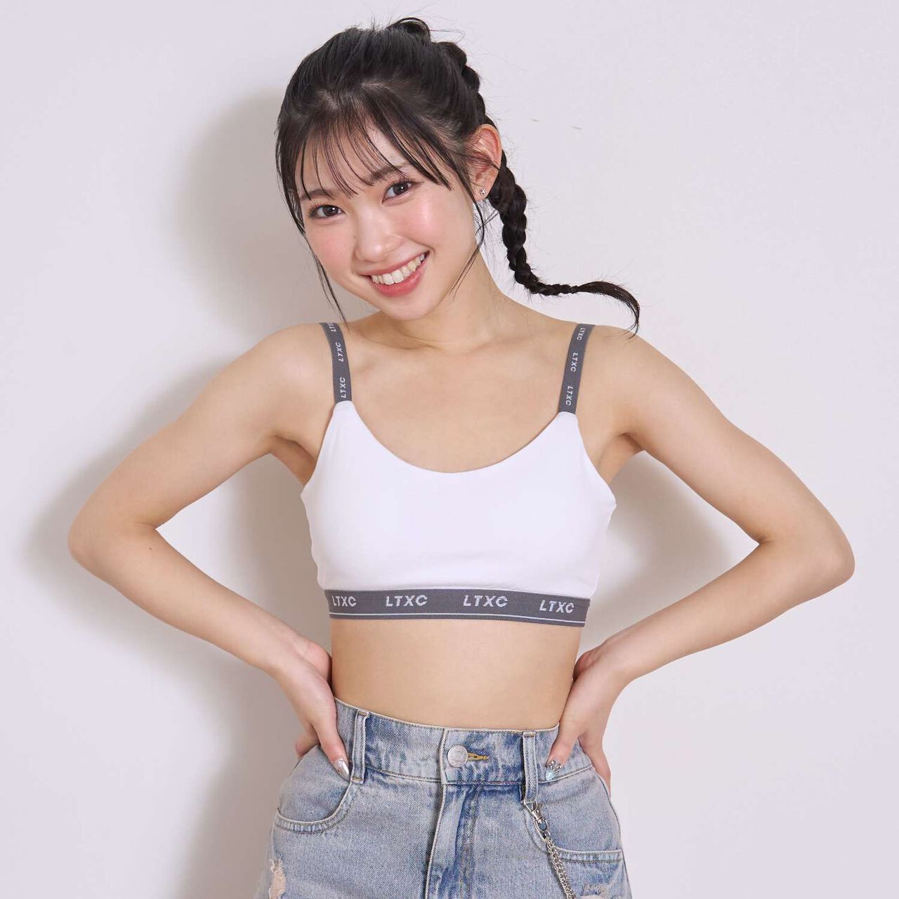 [LTXC] Logo String 2 Way Half Top,Off white, large image number 0