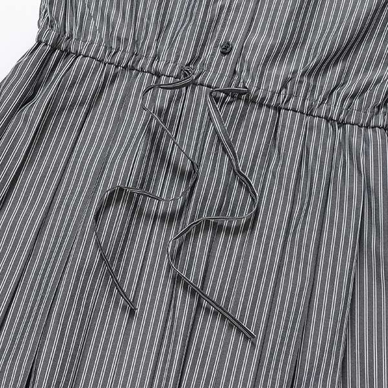 LTXC - Shirt One-Piece Dress with Tie,Black, large image number 13