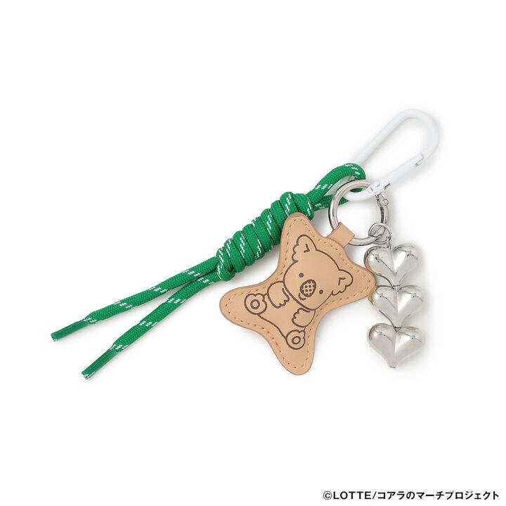 Koala March Faux Leather Motif Charm,, medium