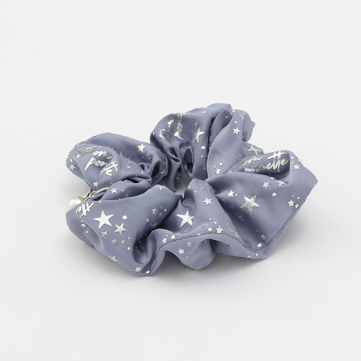 Star All-Over Print Scrunchie,Black, medium image number 7