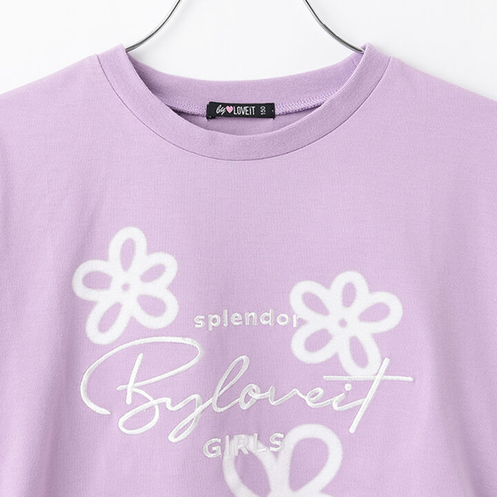 Airbrush Flower T-Shirt,Off white, medium image number 2