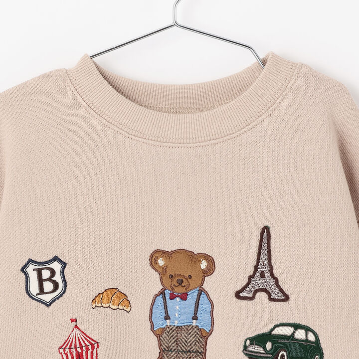 Bear Motif Sweatshirt,Navy, medium image number 15