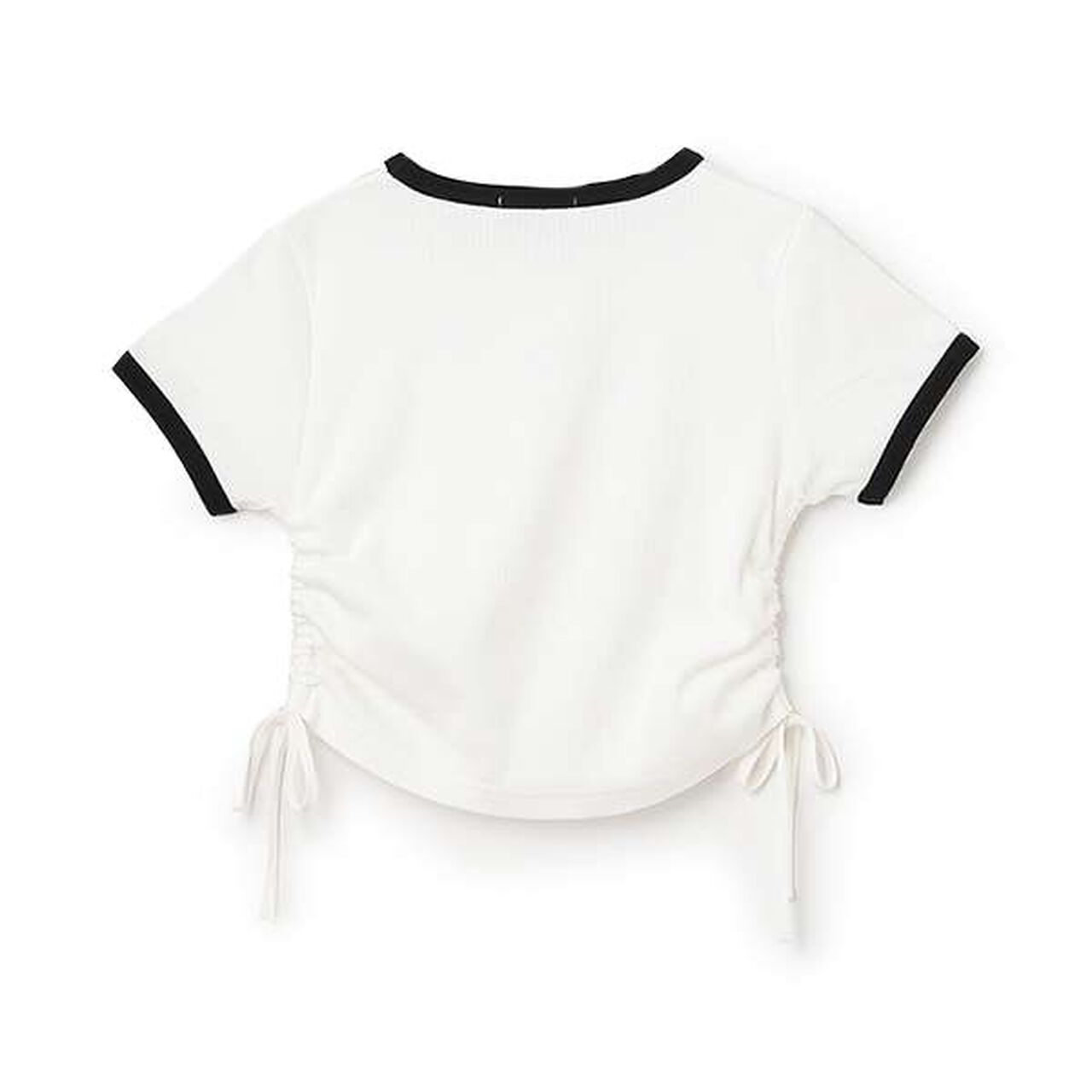 Cool Sensation Drawstring Ribbed T-Shirt,Green, large image number 6