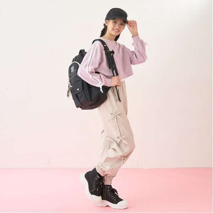 Platform High-Top Sneakers,Black, medium image number 5