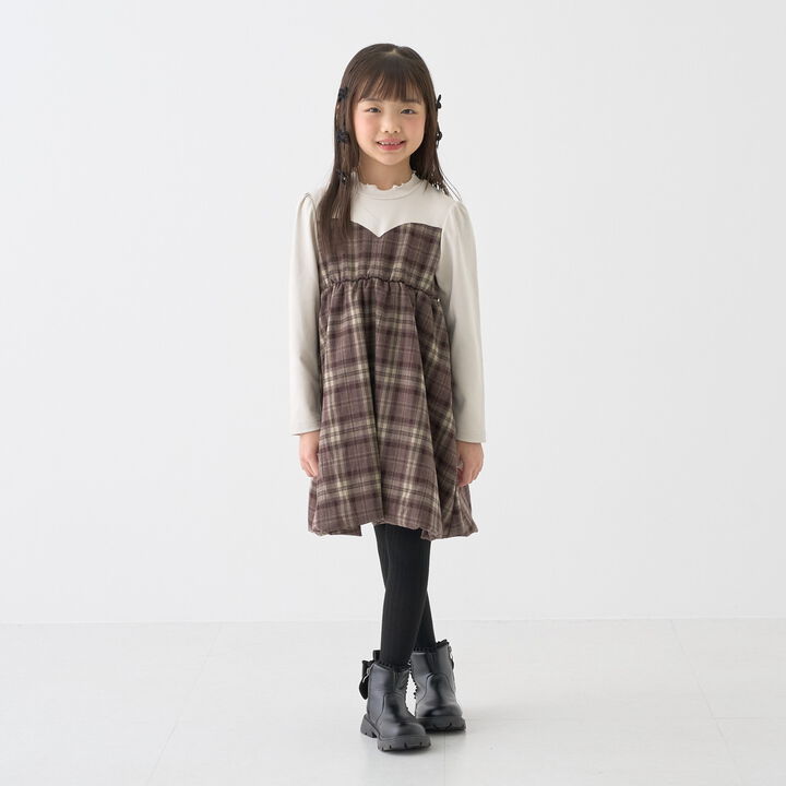 Balloon Silhouette Docking One-Piece Dress,, medium