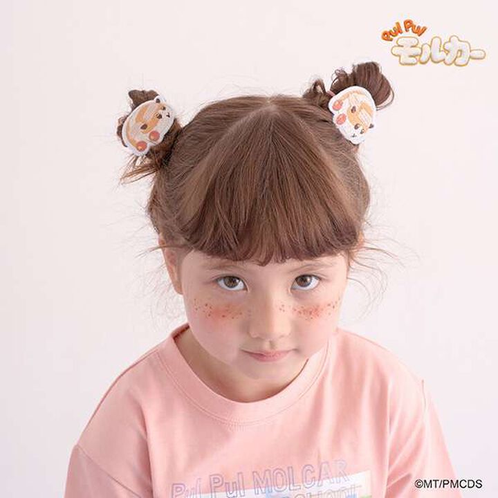 [PUI PUI Molkky] Patch Hair Tie 2-Piece Set,Mocha brown, medium image number 7