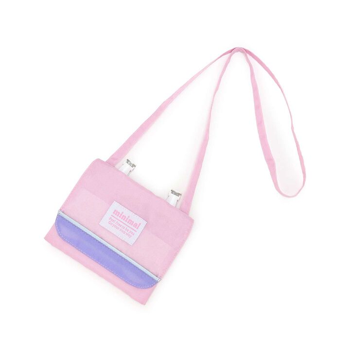 [DailyME/Water-Repellent] Travel Small Shoulder Bag with Pocket,Pink, medium image number 3
