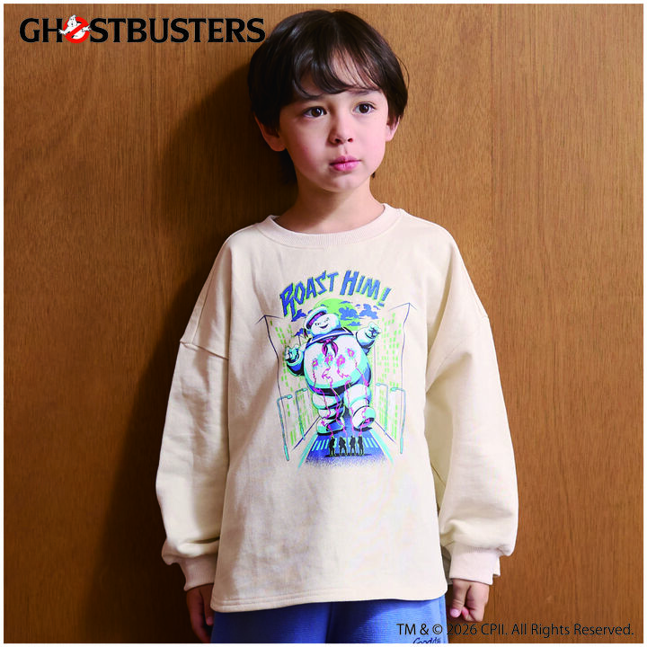 [Ghostbusters] Oversized Sweatshirt for Boys Kids Children's Clothing,, medium
