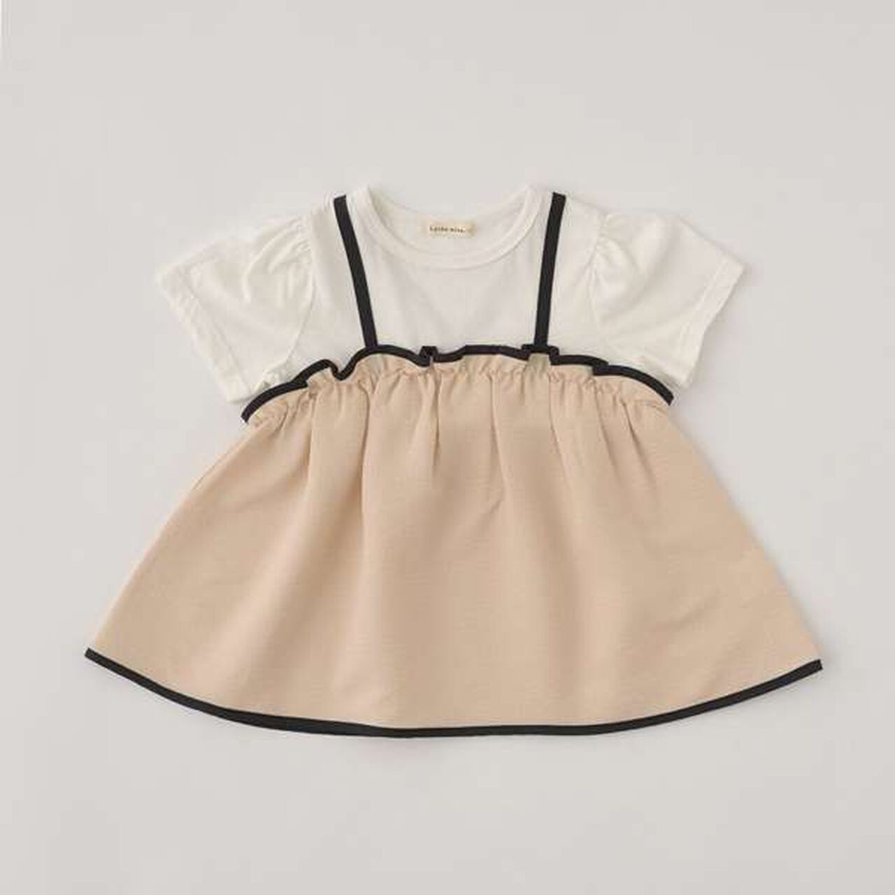 Bi-Color Camisole Docking Top,Cream, large image number 12