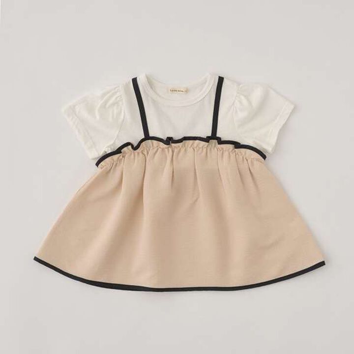 Bi-Color Camisole Docking Top,Cream, medium image number 12