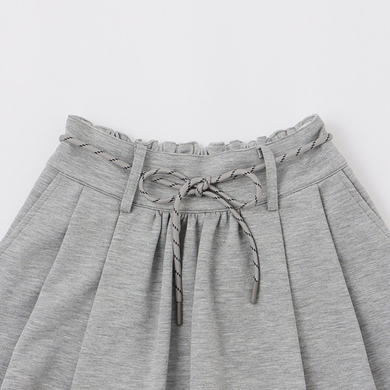 Polo Skirt Outfit Set,Top gray, large image number 7