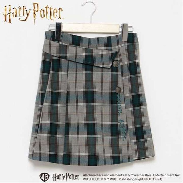 [Harry Potter] Wrap Culottes,Gray, medium image number 1