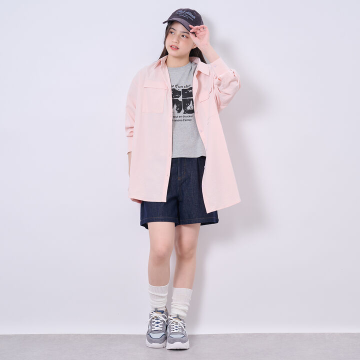 [AMI] Denim Shorts,Navy, medium image number 14