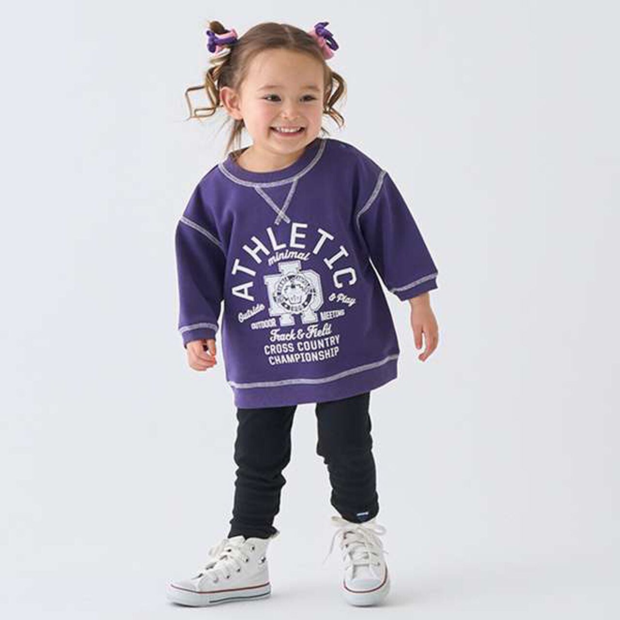 Color-Blocked Fleece Print Pullover,Off white, large image number 5