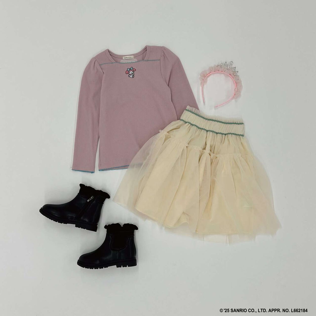 [Halloween] Gathered Tulle Skirt,Ivory, large image number 15