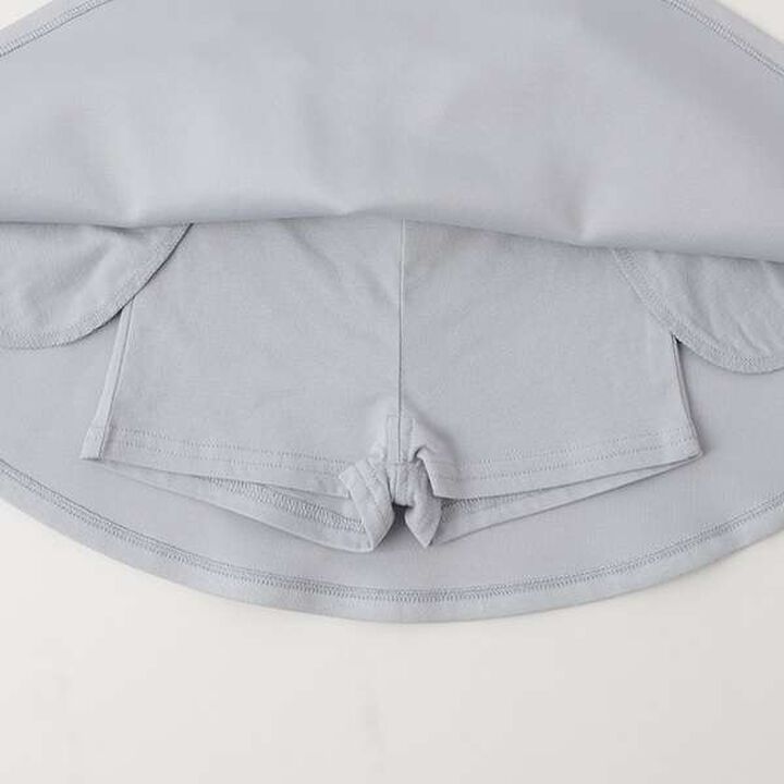 [Link/Anti-Stain Finish] Flared Skapan (Kids Size),Gray, medium image number 2