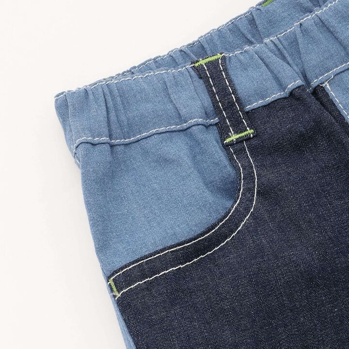 Insect Pocket 5-Minute Length Pants,Sax blue, medium image number 10