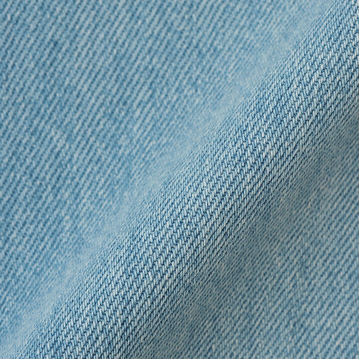 Lace Appliqué Slim Fit Loose Straight Denim Pants,Light blue, medium image number 13