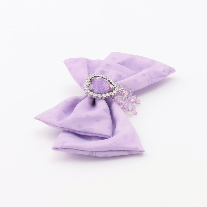 Shinako-chan Ribbon Hair Clip Set (2 Pieces),Lavender, medium image number 2