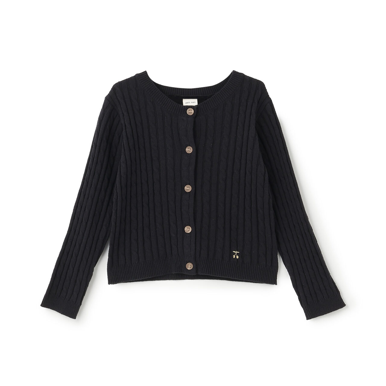 Cable Knit Cardigan,Ivory, large image number 7