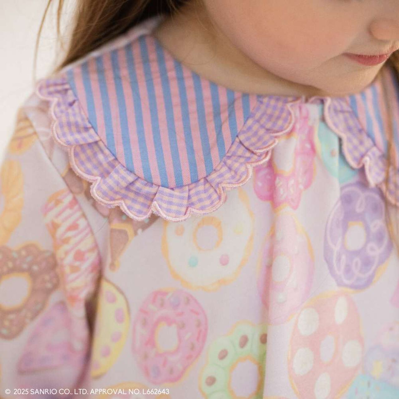 My Melody / Kuromi Donut One-Piece Dress,Pink, large image number 12