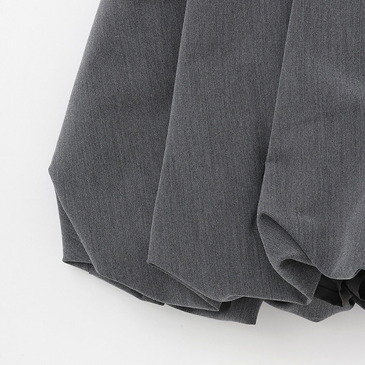 Balloon Tuck Skirt with Shorts,Gray, large image number 6