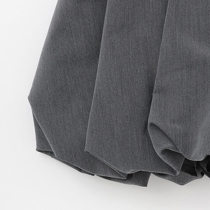 Balloon Tuck Skirt with Shorts,Gray, medium image number 6