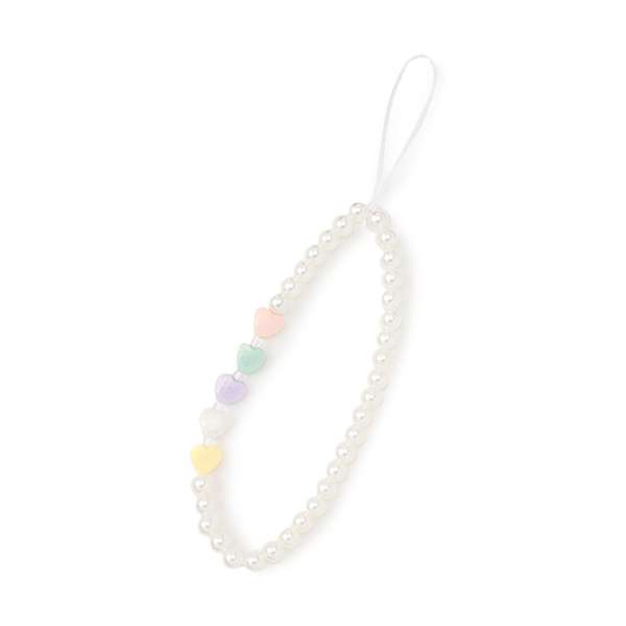 Heart Pearl Charm,Pearl white, large image number 0