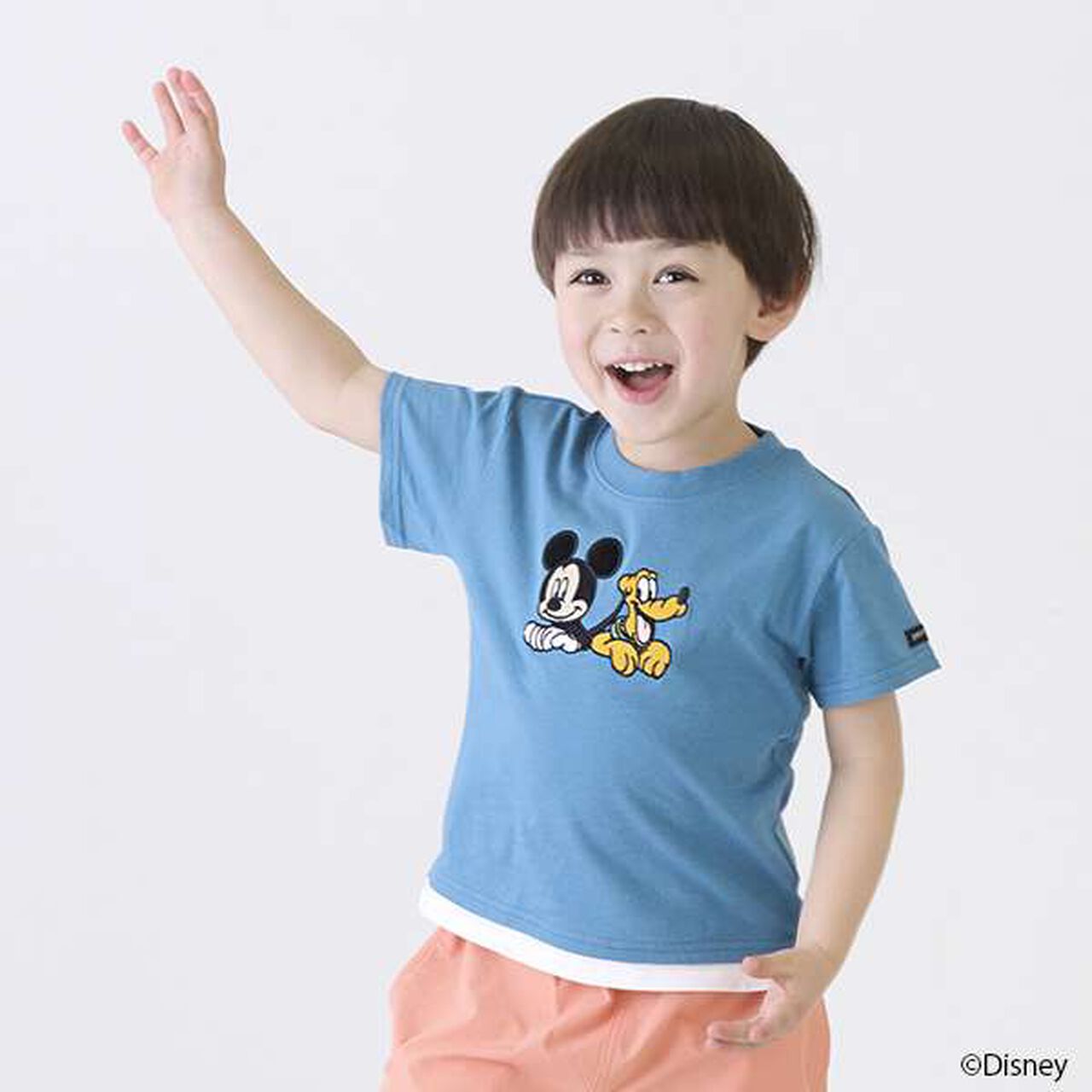 [Disney] Character Motif T-Shirt,Black, large image number 21