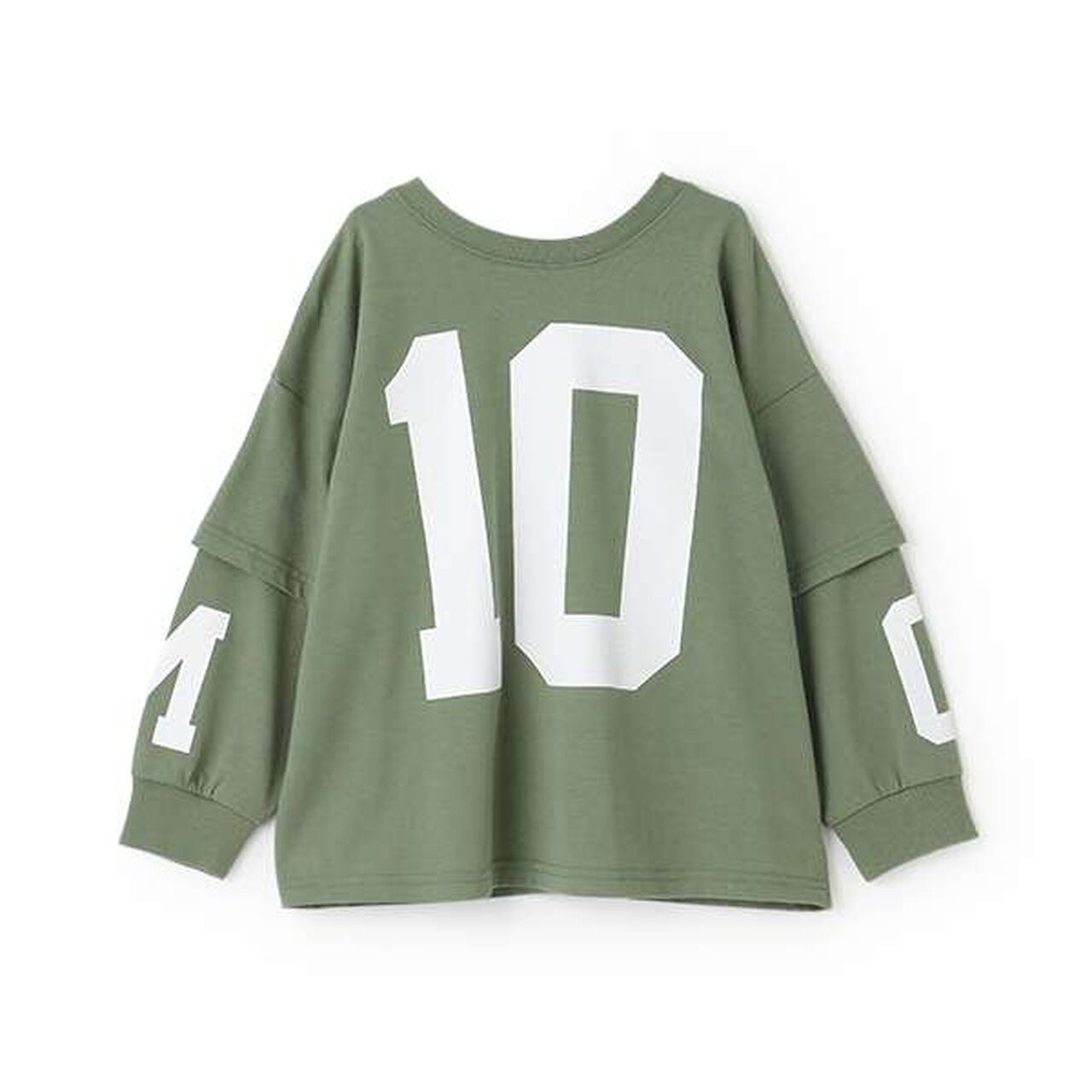 [MNCM] Reversible Print Layered Big T-Shirt in Kaiteki Tenjiku,Black, large image number 3