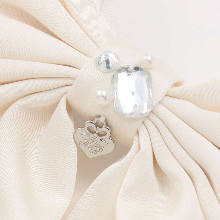 Big Ribbon Barrette♪,Ivory, medium image number 2