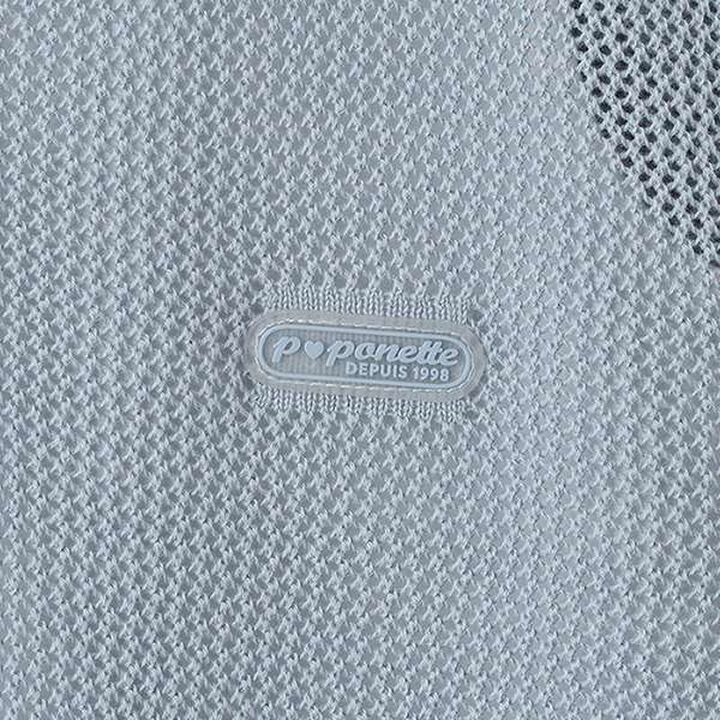 Mesh Short-Sleeve Polo Knitwear,Blue, medium image number 15