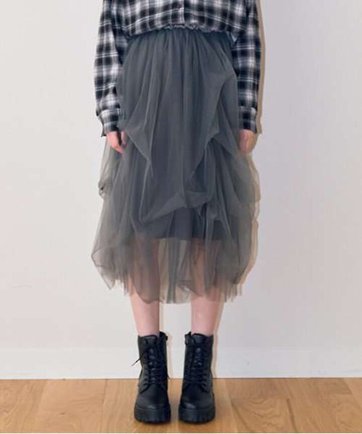 Transforming Tulle Skirt,Ivory, medium image number 15