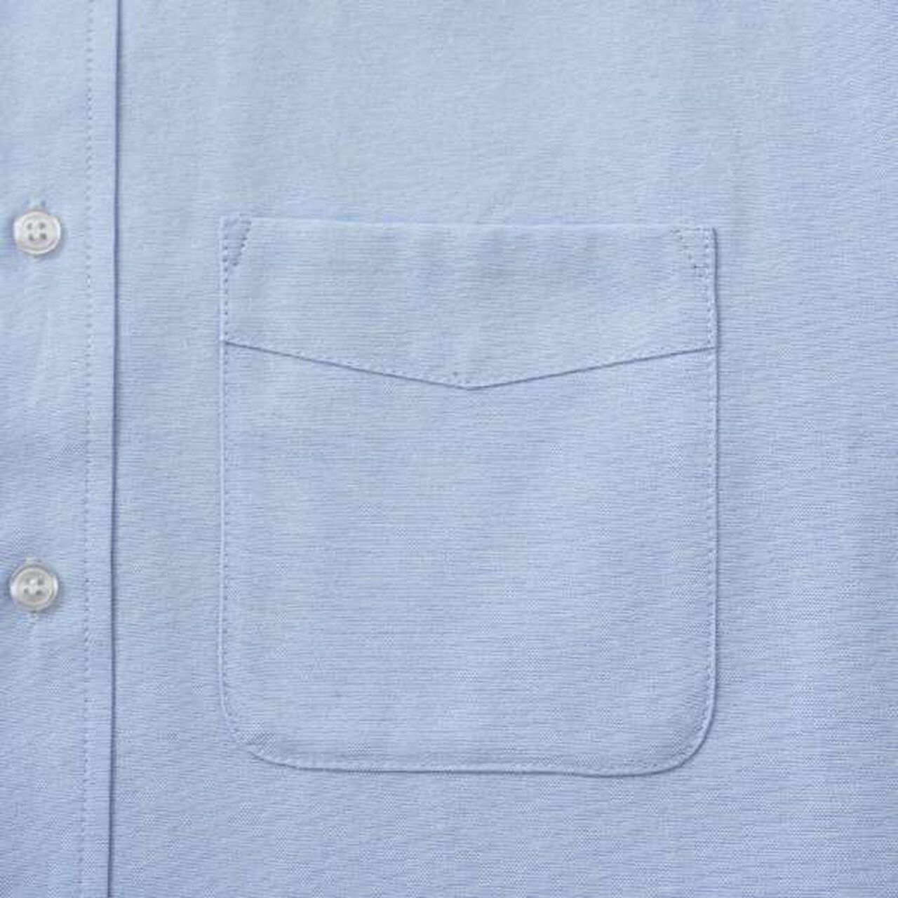 Oxford Button-Down Long-Sleeve Shirt,White, large image number 12