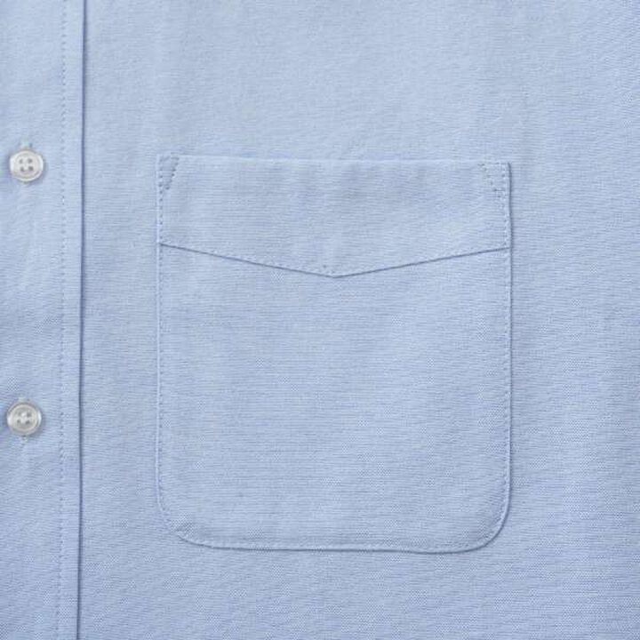 Oxford Button-Down Long-Sleeve Shirt,White, medium image number 12