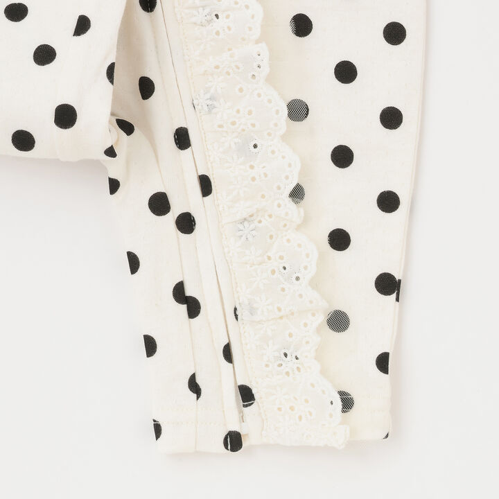 Lace Frill Coverall,Yellow, medium image number 4