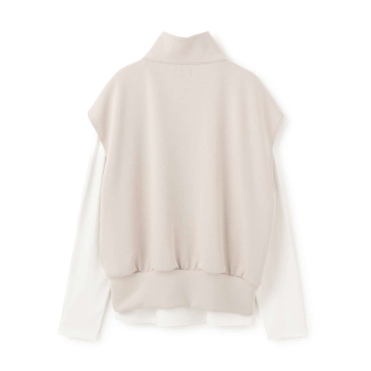 [AMI] Cardboard Half-Zip × Long Sleeve T-Shirt Set,Black, large image number 1